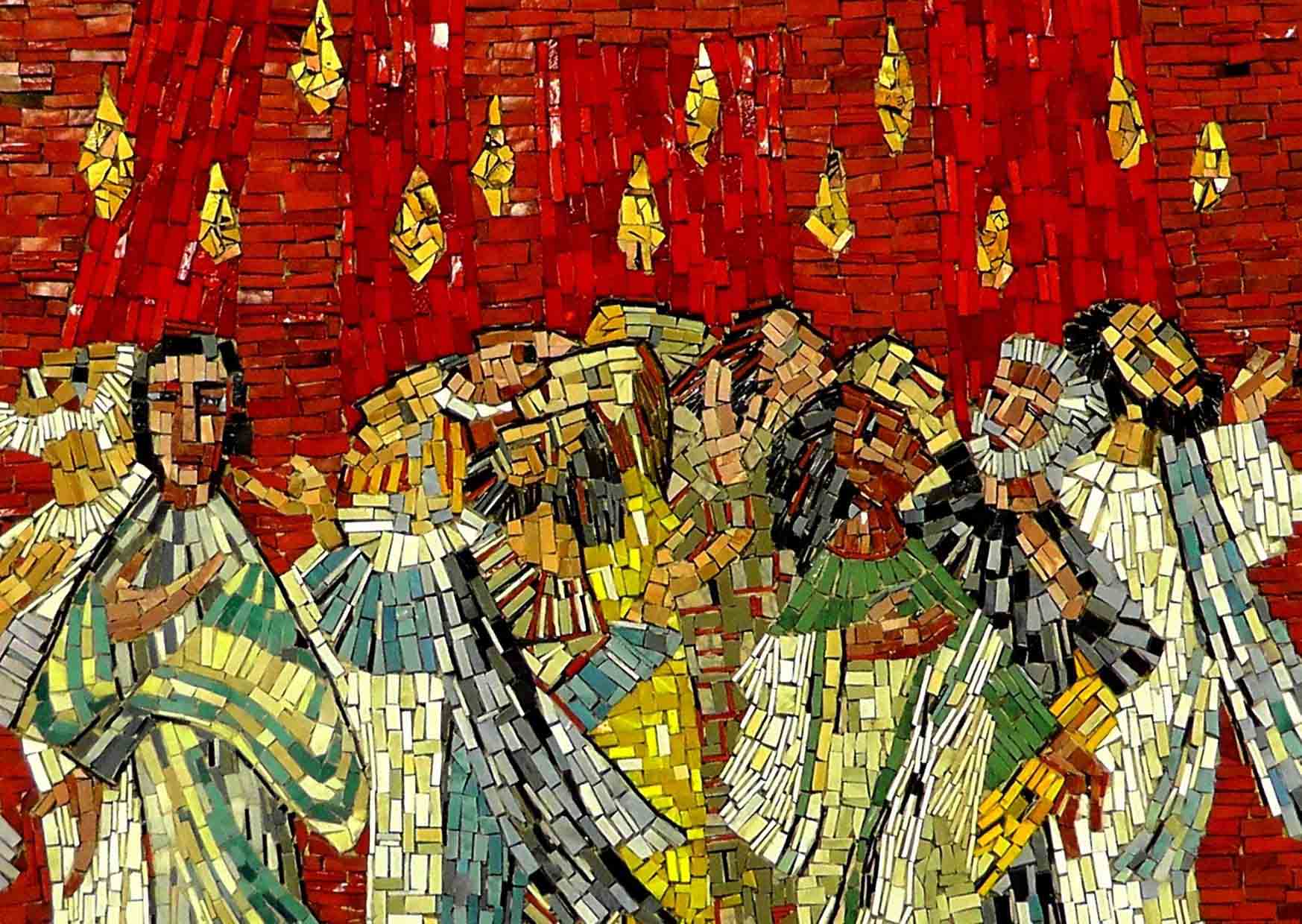 Mosaico della Pentecoste.